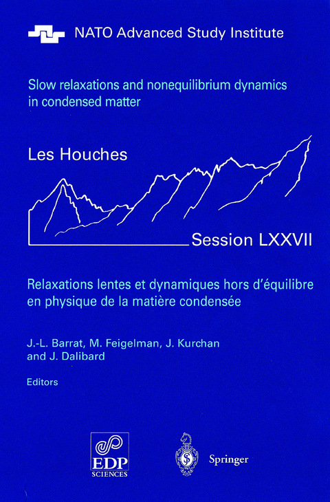 Slow Relaxations and Nonequilibrium Dynamics in Condensed Matter - 