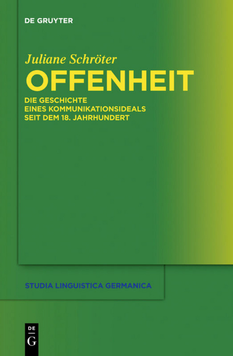 Offenheit - Juliane Schröter