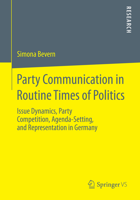 Party Communication in Routine Times of Politics - Simona Bevern