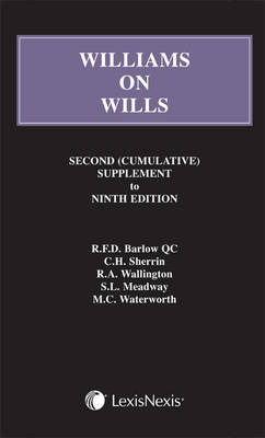 Williams on Wills - R. F. D. Barlow