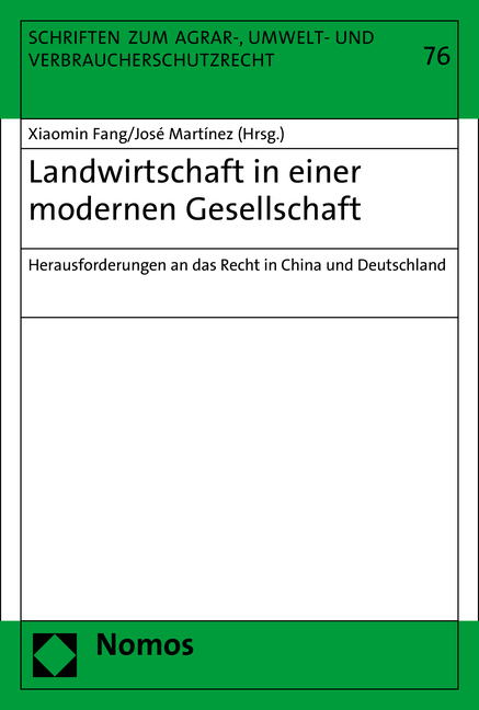 Landwirtschaft in einer modernen Gesellschaft - 