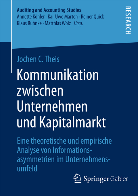 Kommunikation zwischen Unternehmen und Kapitalmarkt - Jochen C. Theis