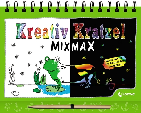 Kreativ-Kratzel MIX MAX - Tiere