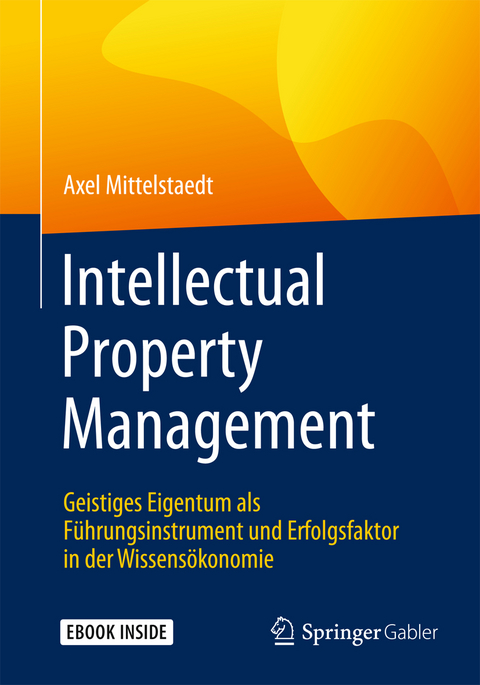 Intellectual Property Management - Axel Mittelstaedt
