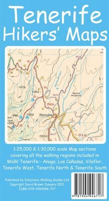 Tenerife Hikers Maps - David Brawn