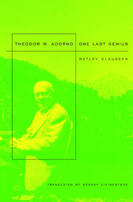 Theodor W. Adorno - Detlev Claussen