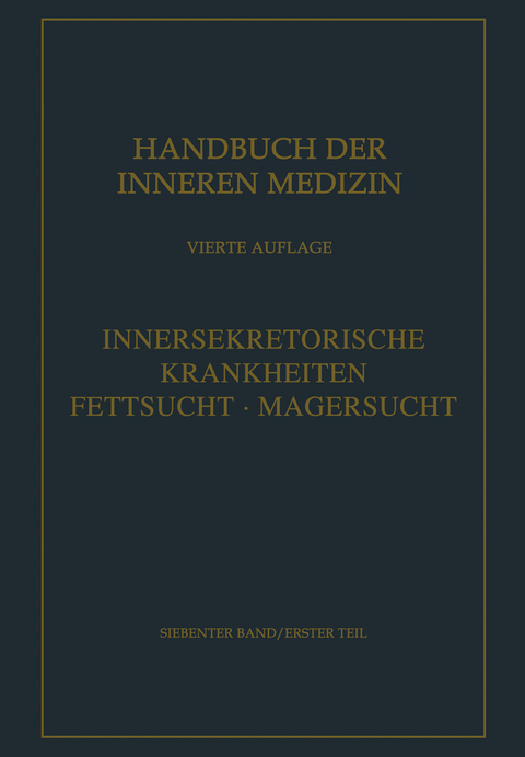 Innersekretorische und Stoffwechselkrankheiten