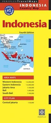 Indonesia Travel Map Fourth Edition - Periplus Editors