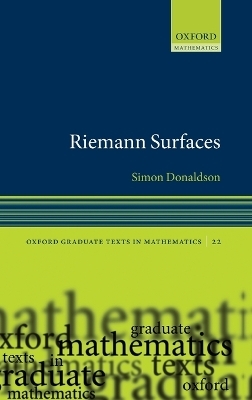 Riemann Surfaces - Simon Donaldson