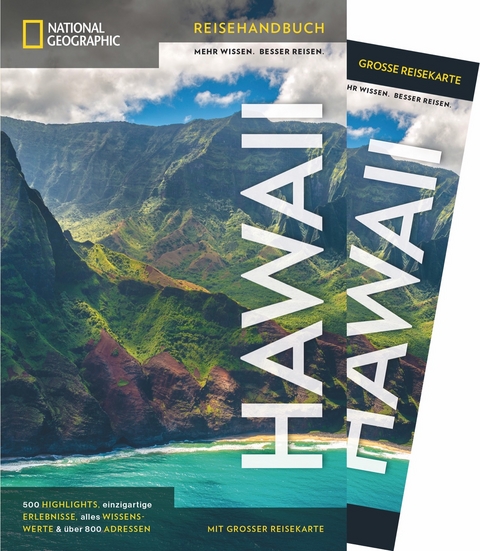 NATIONAL GEOGRAPHIC Reisehandbuch Hawaii mit Maxi-Faltkarte - Sabine Rheker-Weigt