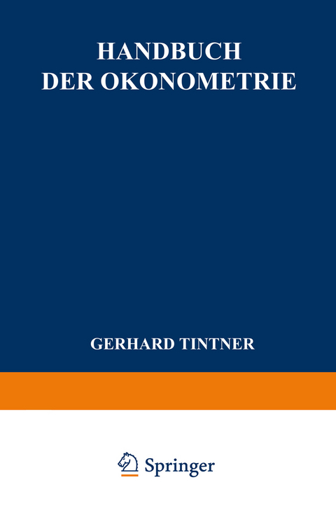 Handbuch der Ökonometrie - G. Tintner