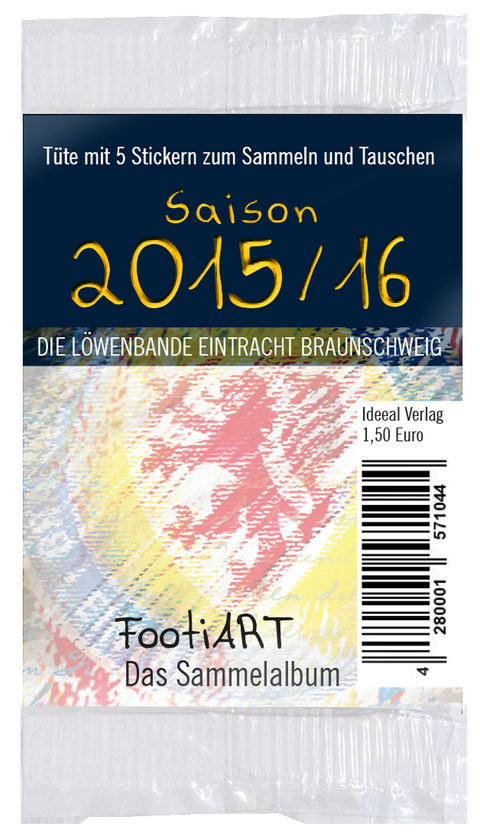 Stickertüte 2015/16 Eintracht Braunschweig