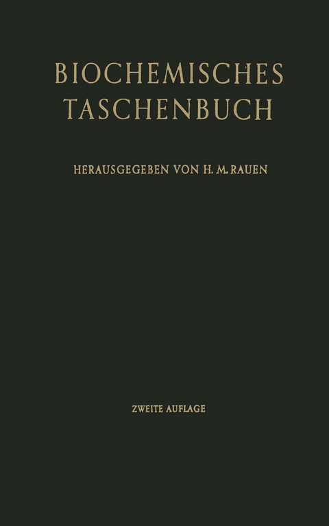 Biochemisches Taschenbuch - 