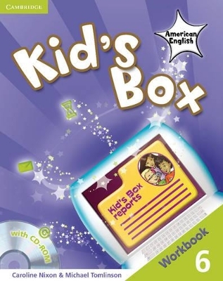 Kid's Box American English Level 6 Workbook with CD-ROM - Caroline Nixon, Michael Tomlinson
