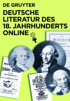 Deutsche Literatur Des 18. Jahrhunderts Online / 18th Century German Literature Online - 