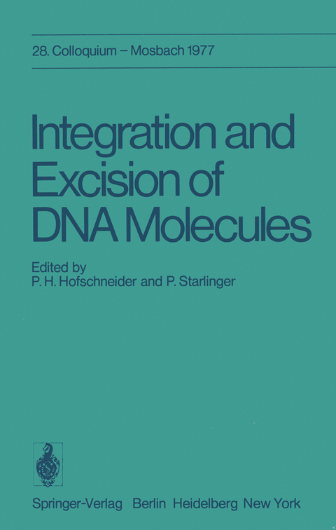 Integration and Excision of DNA Molecules - 