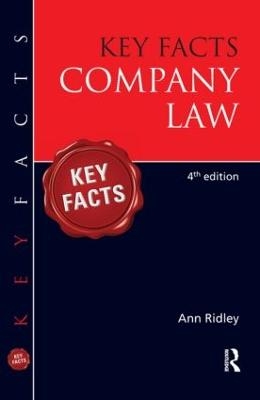 Key Facts Company Law - Ann Ridley