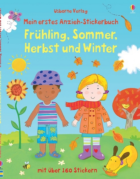 Mein erstes Anzieh-Stickerbuch: Frühling, Sommer, Herbst und Winter - Felicity Brooks