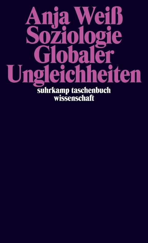 Soziologie Globaler Ungleichheiten - Anja Weiß