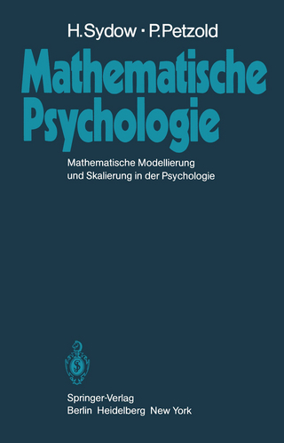 Mathematische Psychologie - H. Sydow; P. Petzold