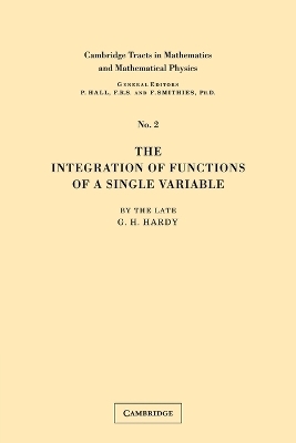 Integration of Functions - G. H. Hardy