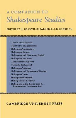 Companion to Shakespeare Studies - 