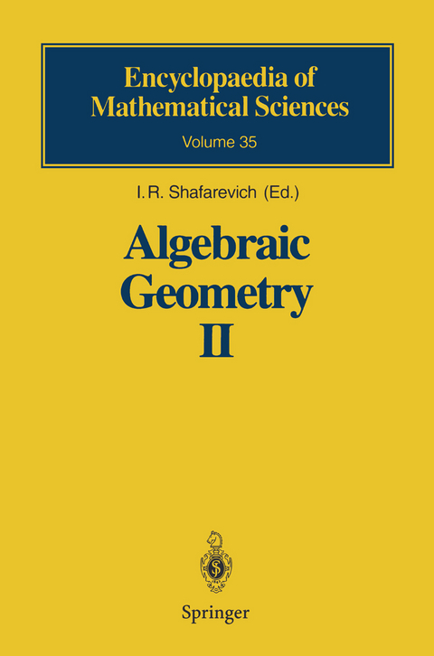 Algebraic Geometry II - 