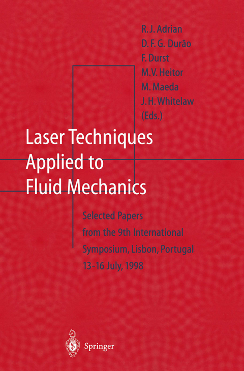 Laser Techniques Applied to Fluid Mechanics - 