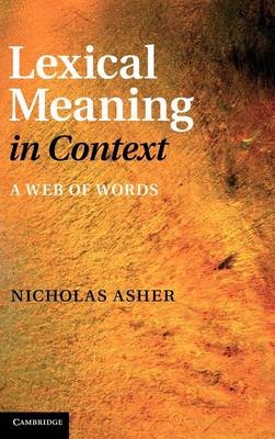 Lexical Meaning in Context - Nicholas Asher