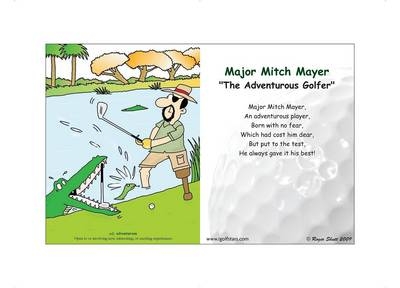 Major Mitch Mayer "The Adventurous Golfer" - Roger Shutt