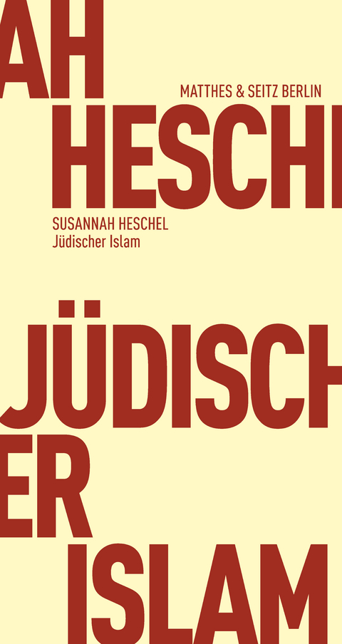 Jüdischer Islam - Susannah Heschel