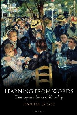 Learning from Words - Jennifer Lackey