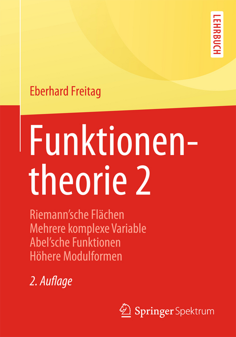 Funktionentheorie 2 - Eberhard Freitag