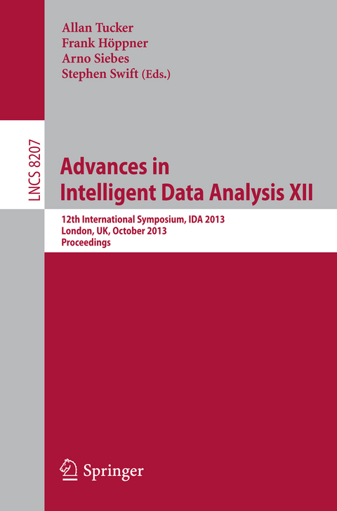 Advances in Intelligent Data Analysis XII - 