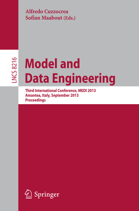 Model and Data Engineering - 