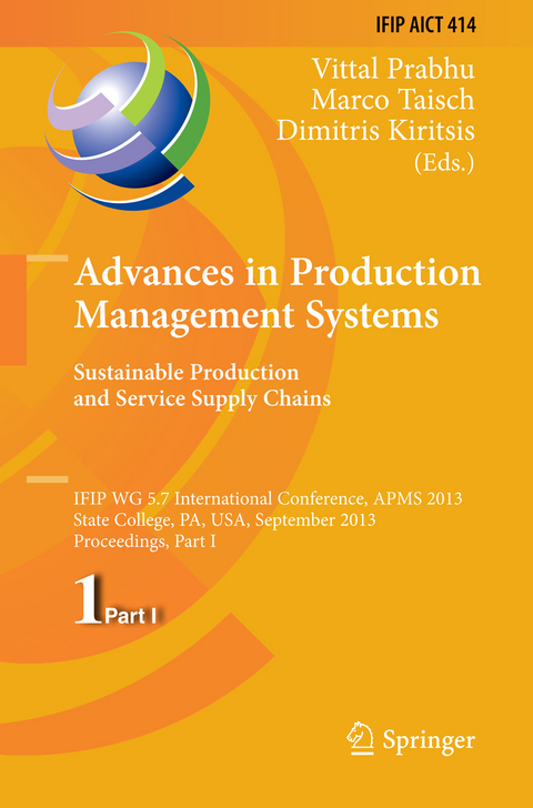 Advances in Production Management Systems. Sustainable Production and Service Supply Chains - 