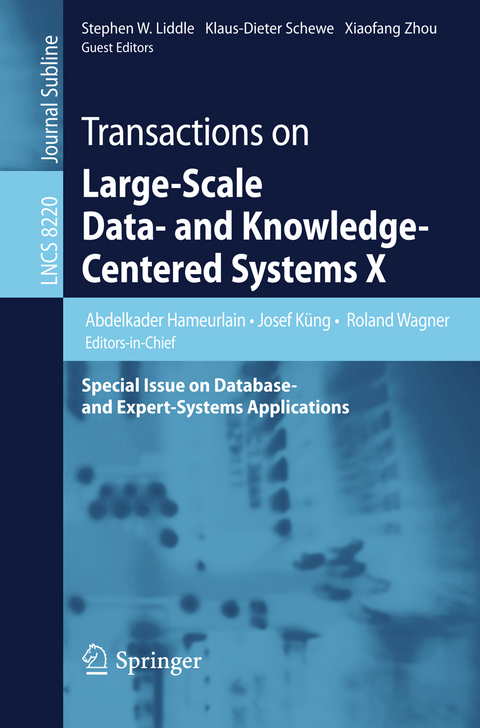 Transactions on Large-Scale Data- and Knowledge-Centered Systems X - 