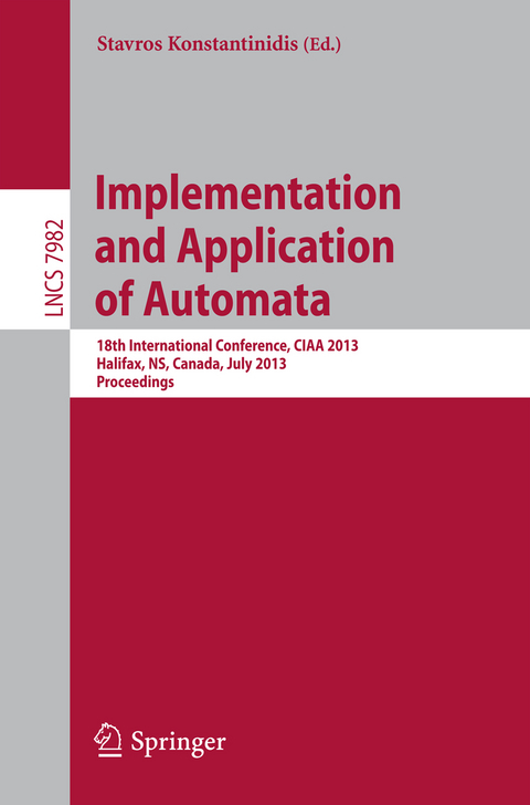 Implementation and Application of Automata - 