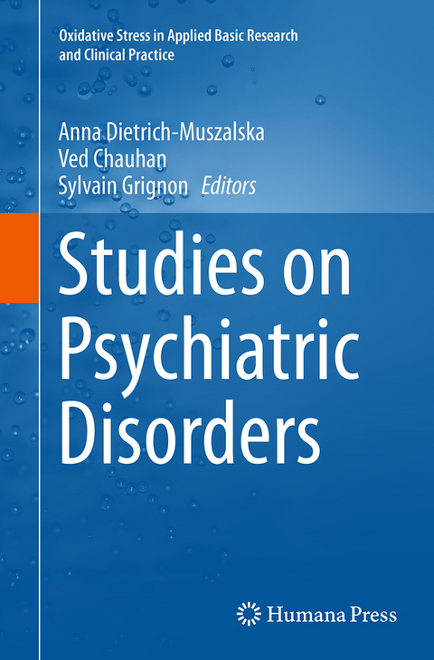 Studies on Psychiatric Disorders - 
