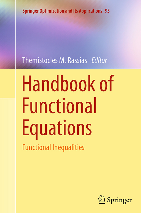 Handbook of Functional Equations - 