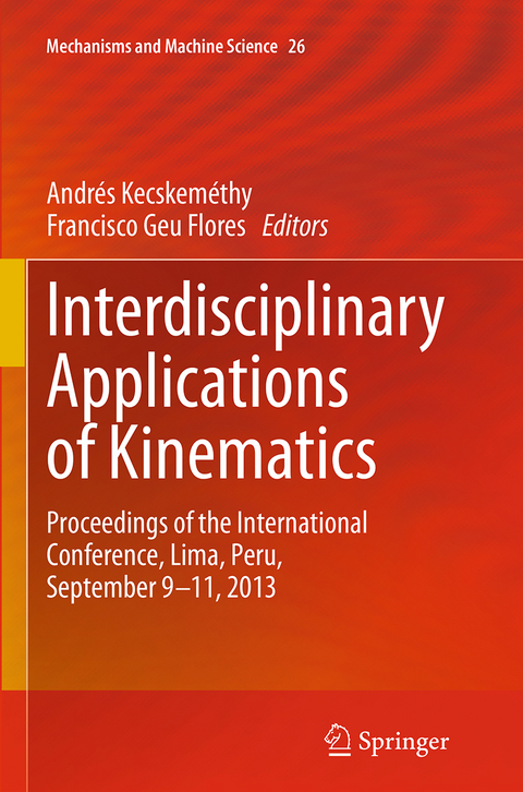 Interdisciplinary Applications of Kinematics - 