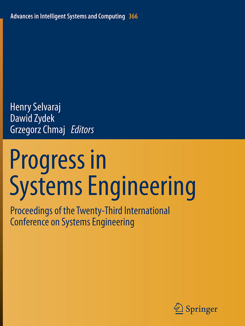 Progress in Systems Engineering - 