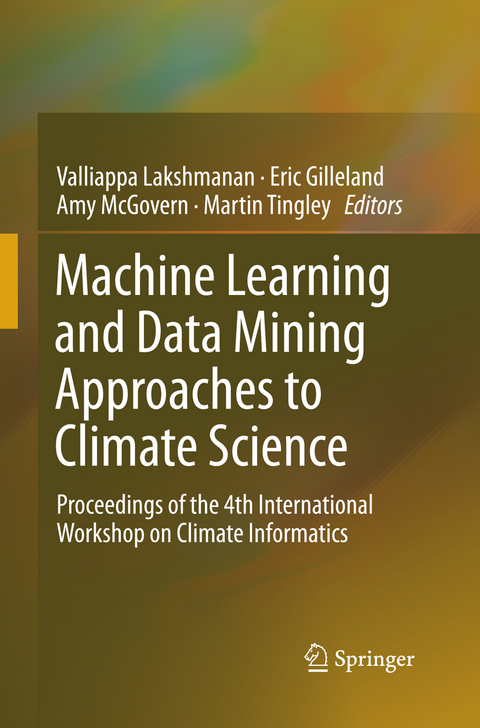 Machine Learning and Data Mining Approaches to Climate Science - 