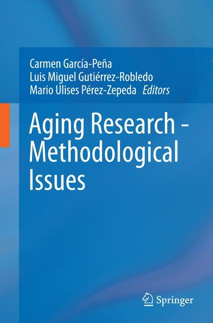 Aging Research - Methodological Issues - 