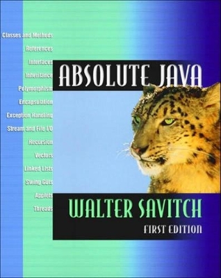 Absolute Java - Walter Savitch