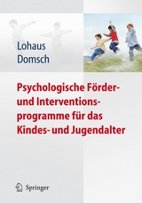 Psychologische Förder- und Interventionsprogramme für das Kindes- und Jugendalter - 