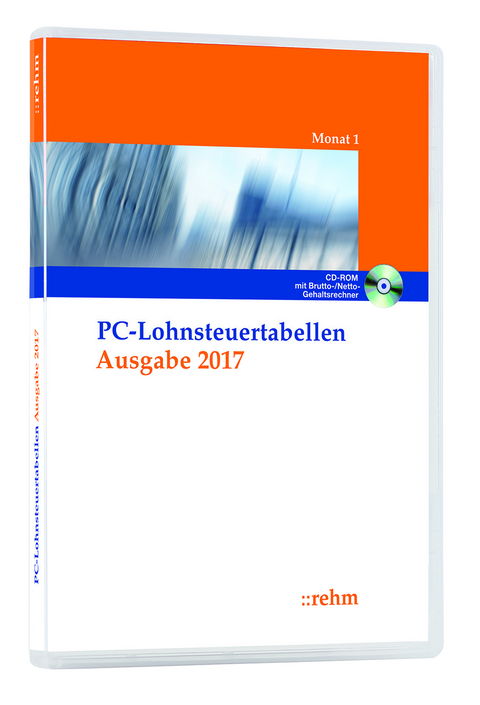 PC-Lohnsteuertabellen 2017 Einzelplatzversion