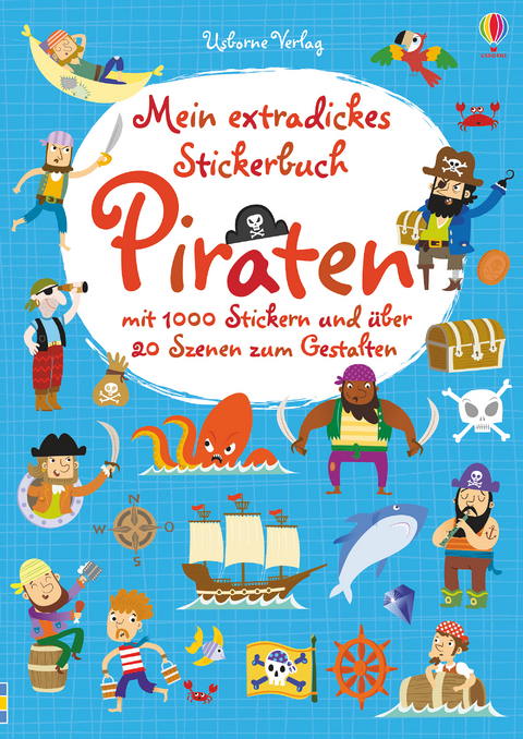 Mein extradickes Stickerbuch: Piraten - Lucy Bowman