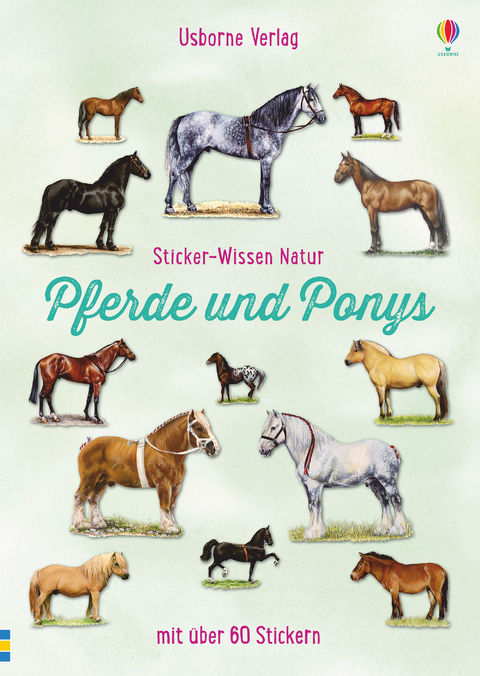 Sticker-Wissen Natur: Pferde und Ponys - Joanna Spector