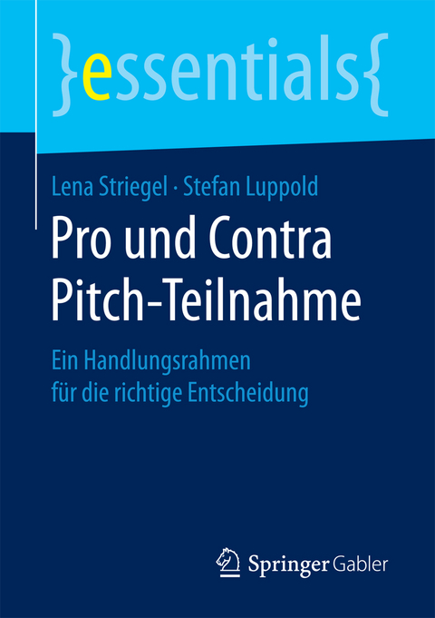 Pro und Contra Pitch-Teilnahme - Lena Striegel, Stefan Luppold